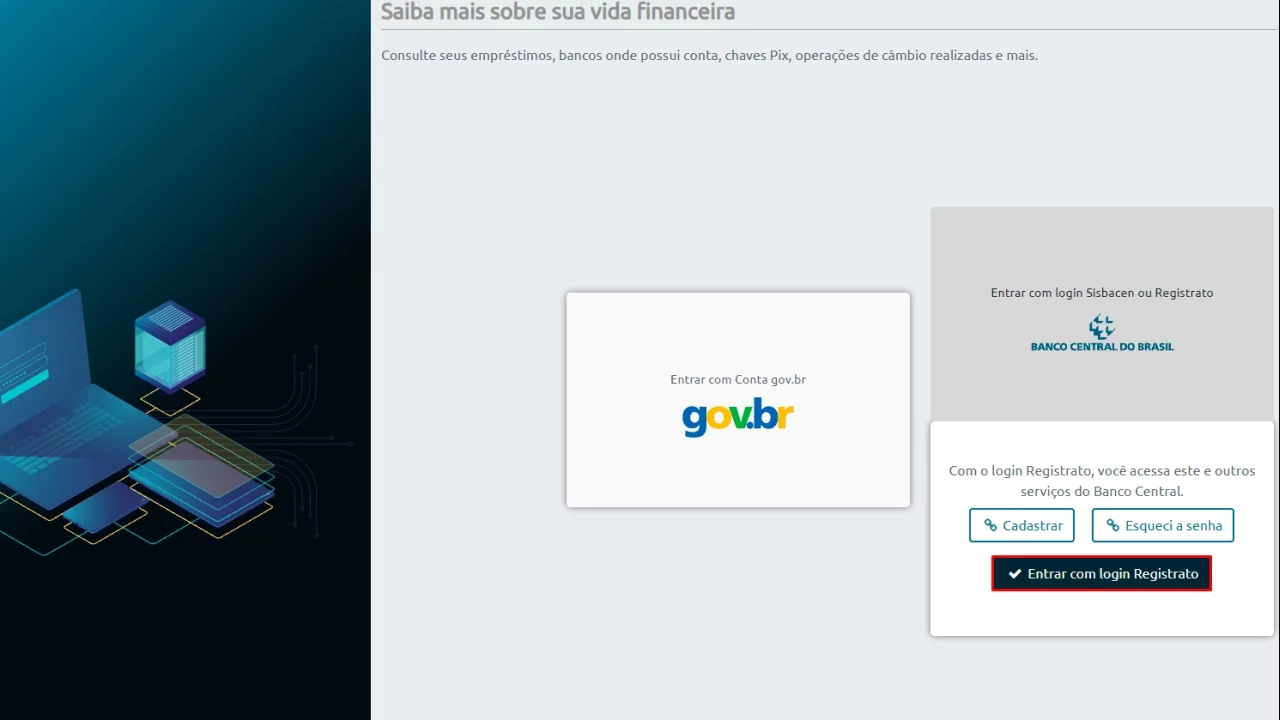 Registrato do Banco Central: como ver empréstimos e dívidas no seu CPF