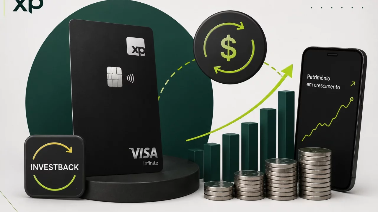 Cartão XP Visa Infinite com Investback: quando o benefício compensa para quem investe