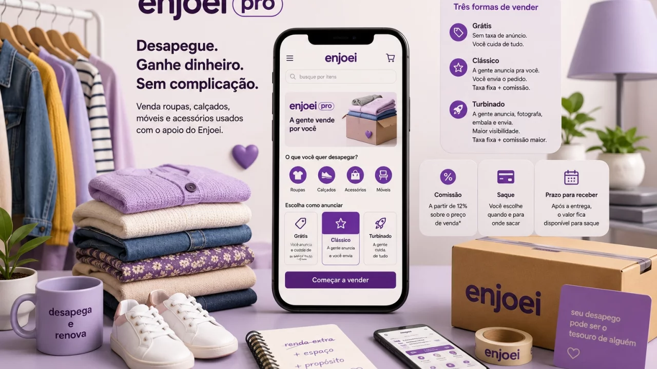 Enjoei Pro: vale a pena vender roupas usadas sem cuidar de todo o processo?