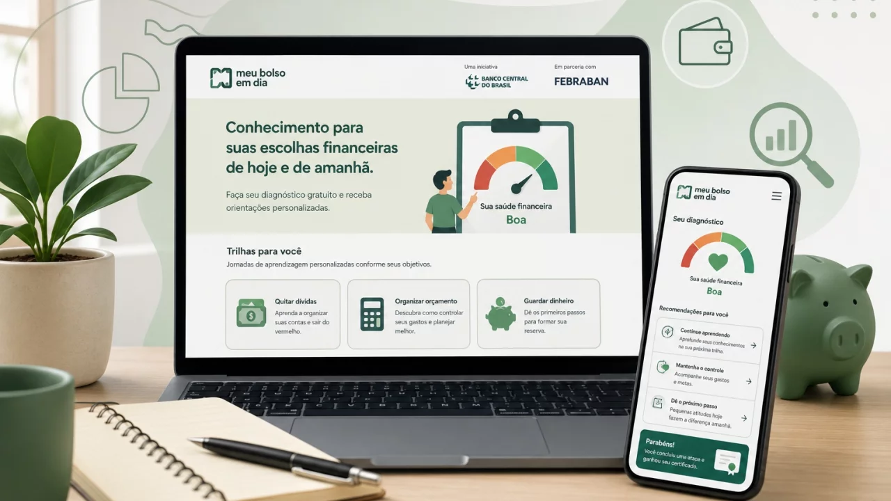 Meu Bolso em Dia: como fazer um diagnóstico financeiro gratuito antes de cortar gastos