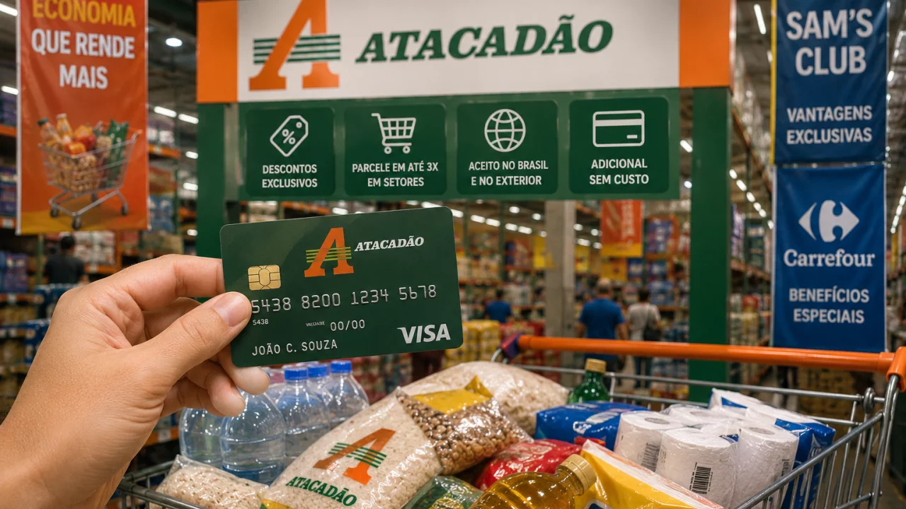 Cartão Atacadão: desconto em atacarejo compensa pagar anuidade?