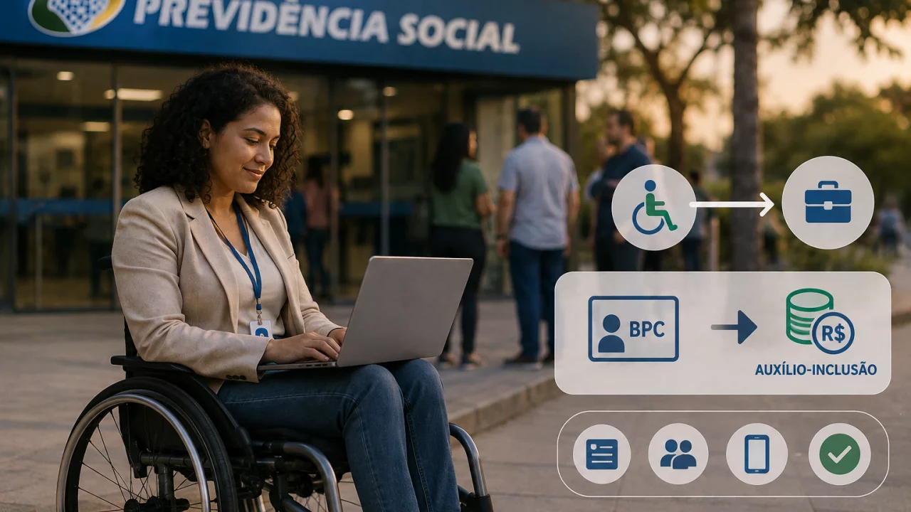 Auxílio-Inclusão do INSS: quem começa a trabalhar pode receber benefício junto com o salário?