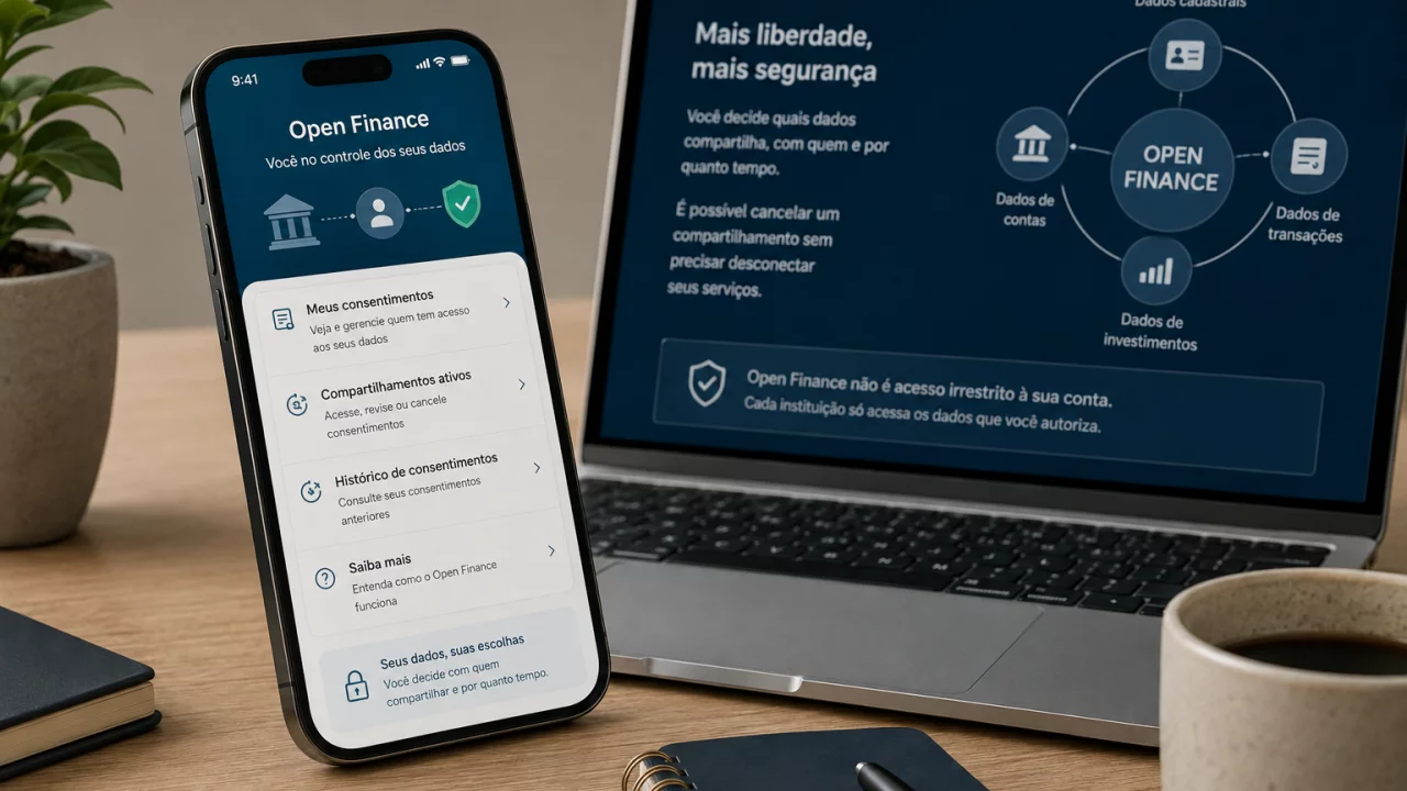 Open Finance em 2026: como cancelar o compartilhamento de dados sem desconectar a conta