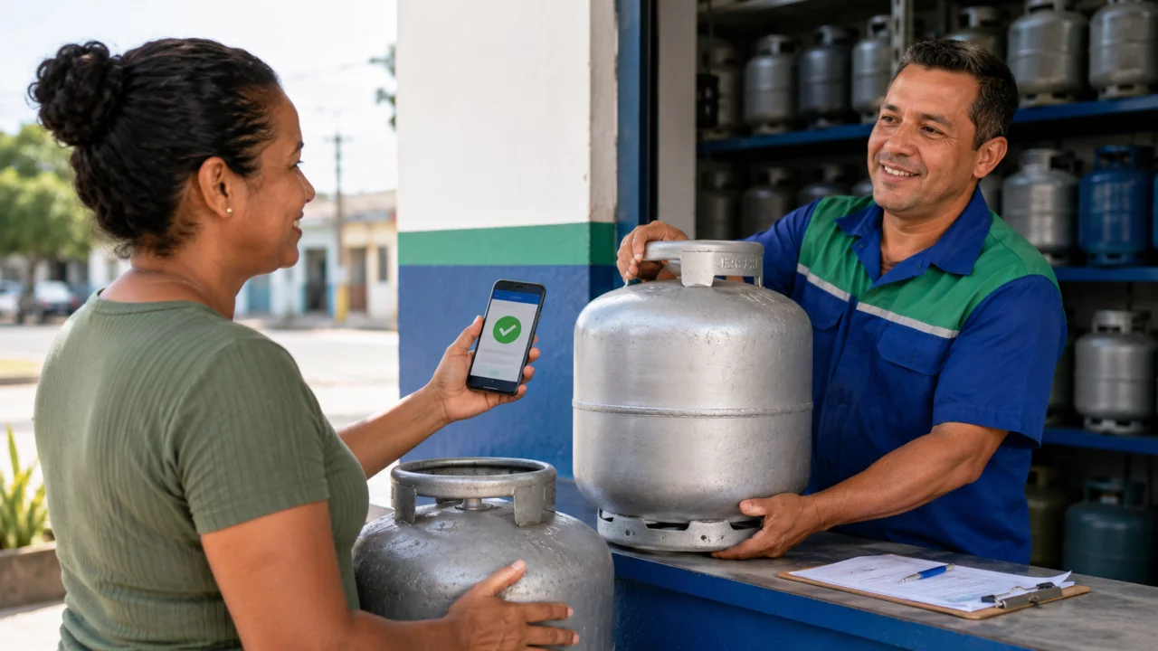 Gás do Povo 2026: como funciona o vale para recarregar o botijão sem receber dinheiro na conta