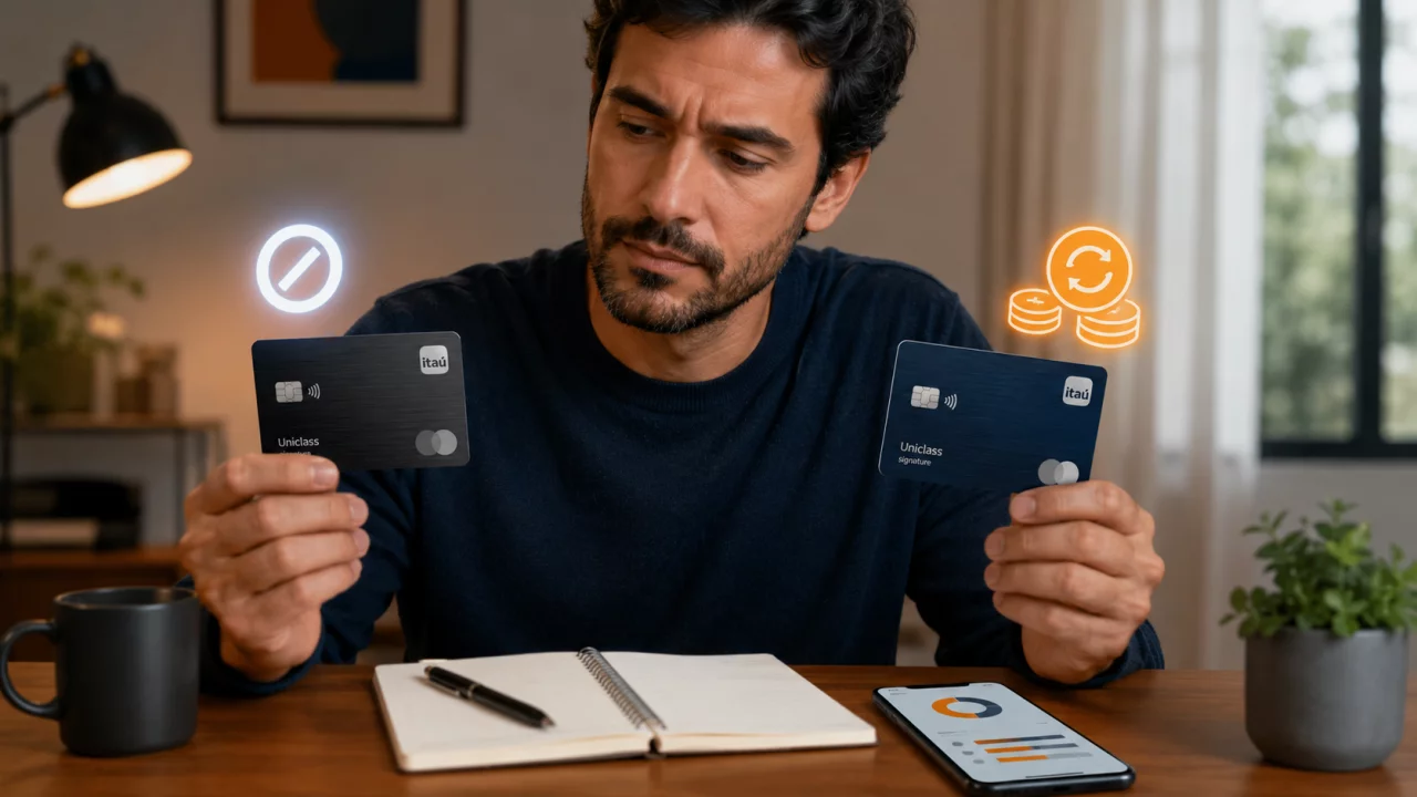 Itaú Uniclass Signature tem opção sem anuidade e outra com cashback: quando os 0,5% realmente valem