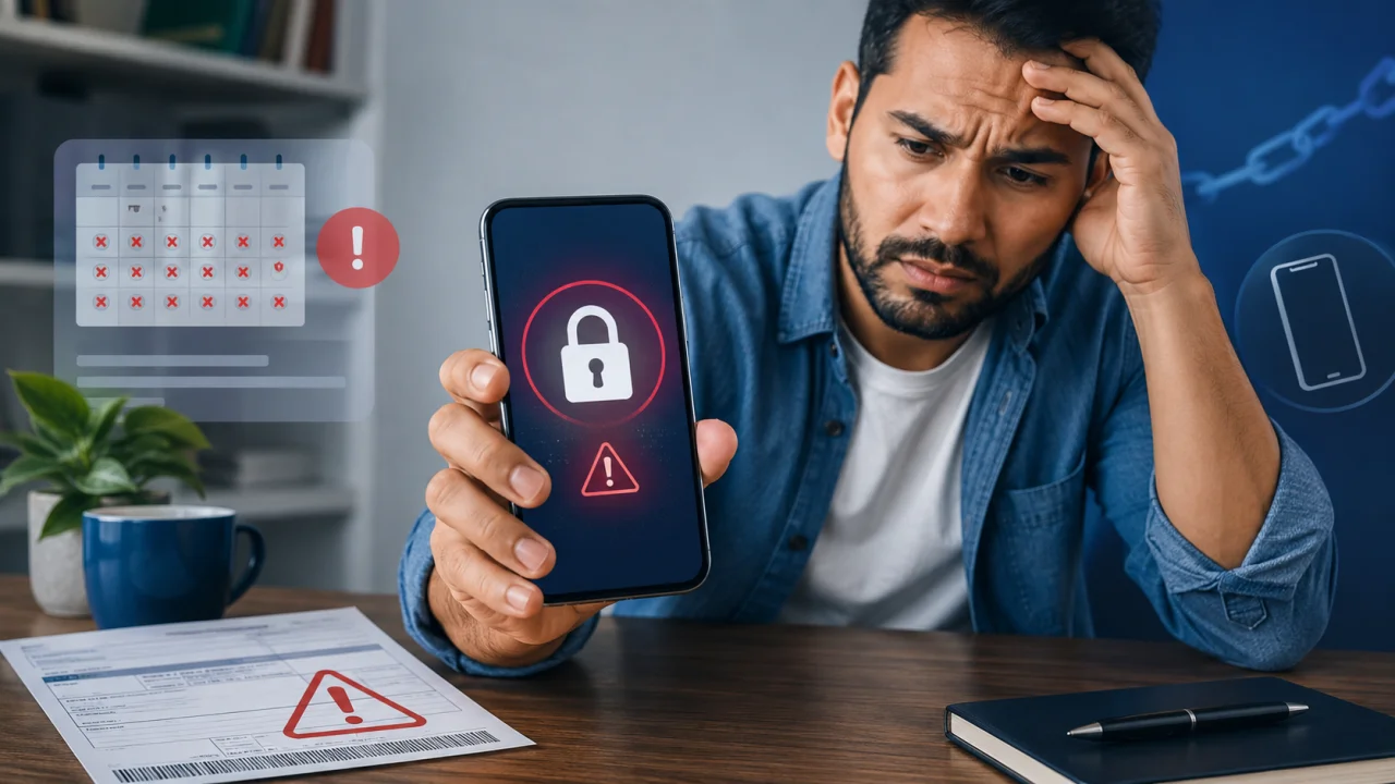 Empréstimo com celular em garantia pode bloquear o aparelho após atraso? Entenda o risco