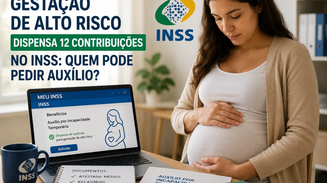 Gestação de alto risco dispensa 12 contribuições no INSS: quem pode pedir auxílio?