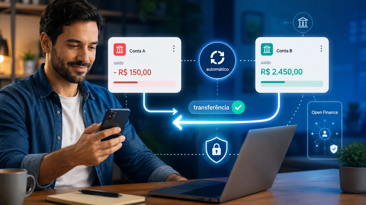 Open Finance pode cobrir saldo negativo sozinho: como funcionam as Transferências Inteligentes?