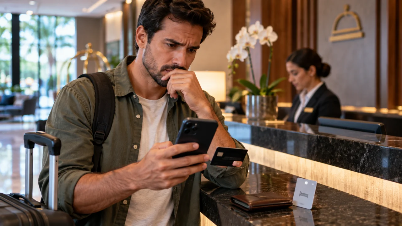 Hotel bloqueou parte do limite do cartão na pré-autorização: quando o valor volta?