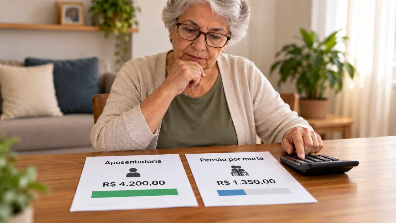 Pensão por morte e aposentadoria podem ser recebidas juntas? Quanto fica o benefício menor?