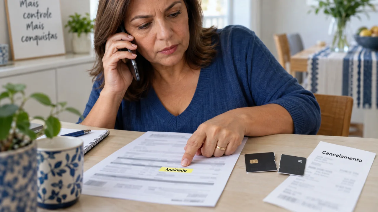 Anuidade cobrada após cancelamento do cartão: quando o banco deve estornar?