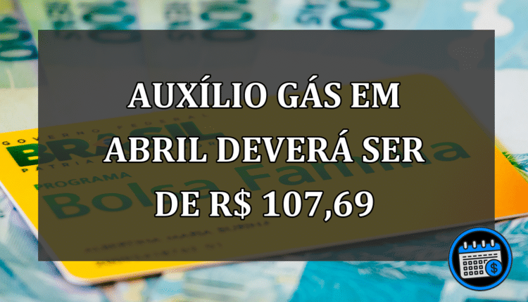 Auxílio Gás Em Abril Deverá Ser De R$ 107,69