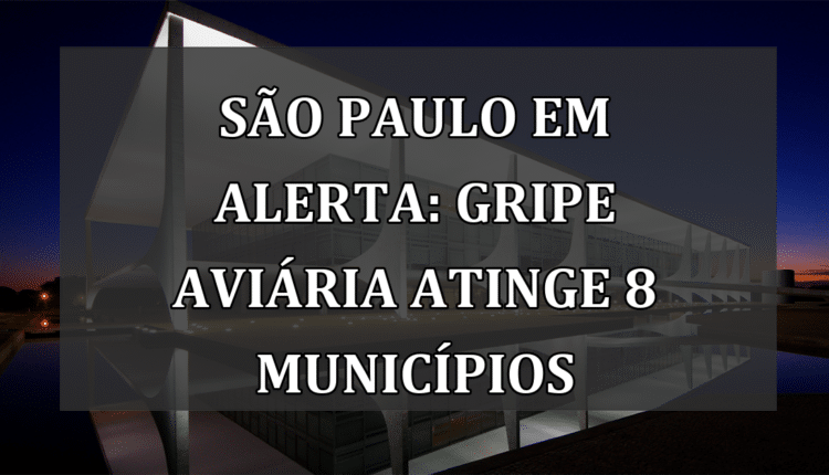 São Paulo em alerta: Gripe aviária atinge 8 municípios